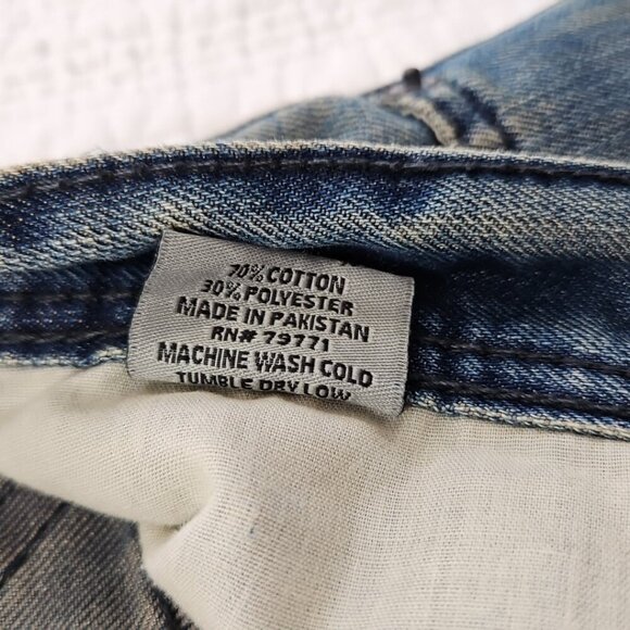 Jordan Craig Jeans Men's 36x32 Legacy Edition Straight Leg Relaxed EUC Med Wash - Picture 15 of 16